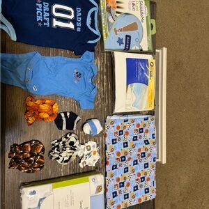 Baby Clothing and Accessories Set sports themed